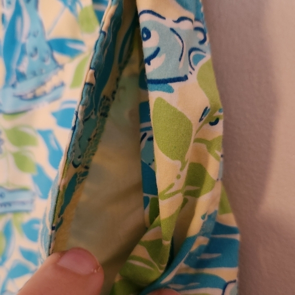 Vintage Lilly Pulitzer‎ Mimosa Everglades Alligator Print Capri Pants Size 4 - Picture 6 of 9